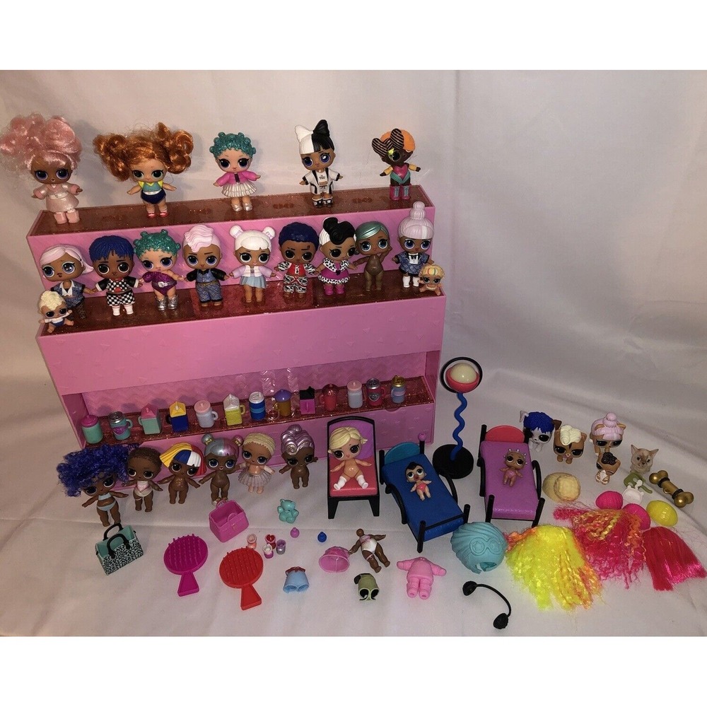 LOL Surprise Huge Lot case Dolls Pets Minis Accessories More than 7lbs